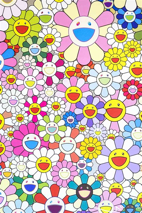 takashi murakami smiling flower.